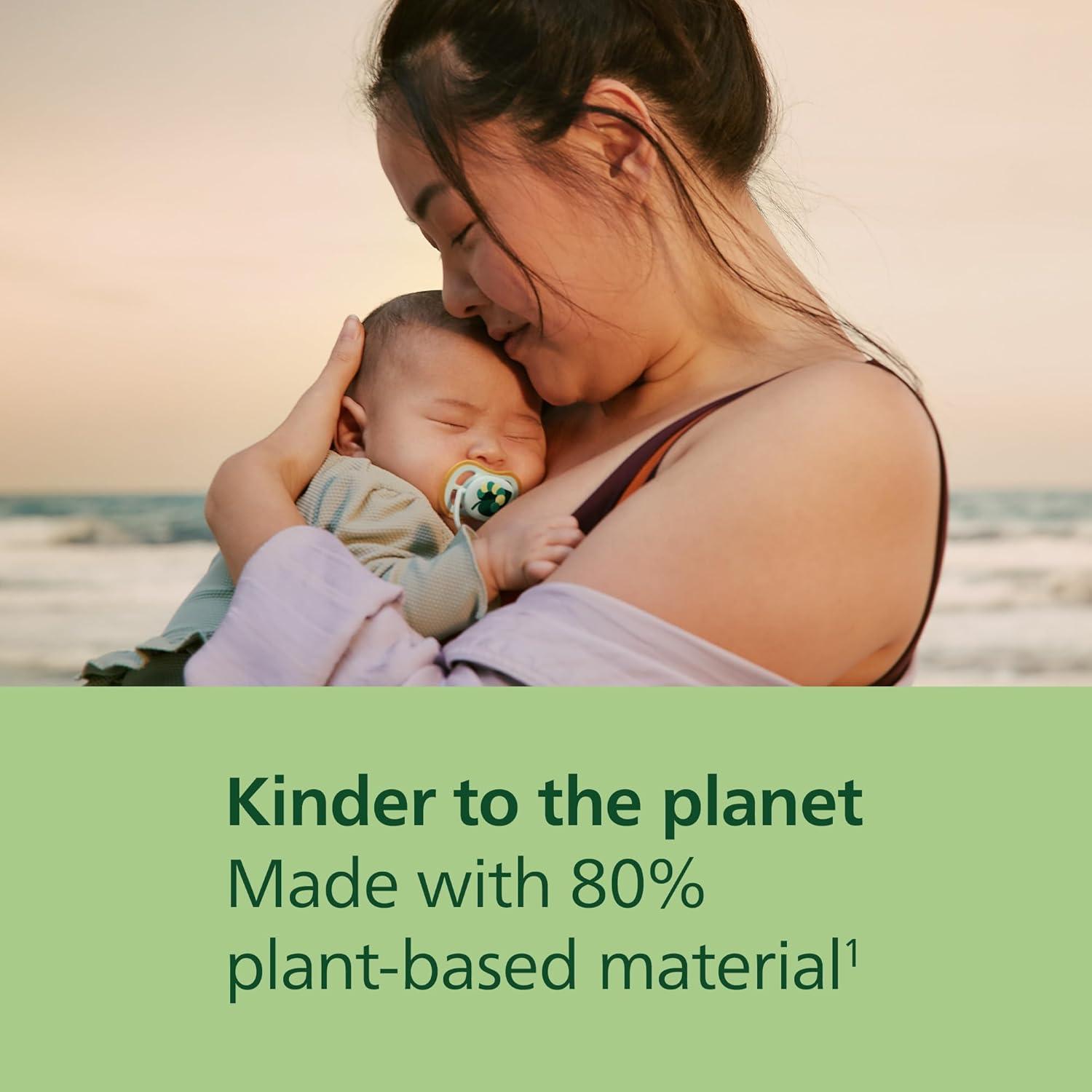 imagePhilips Avent Ultra Air Pacifier  4 x Light Breathable Baby Pacifiers for Babies Aged 06 Months BPA Free with Sterilizer Carry Case SCF08551Light blue