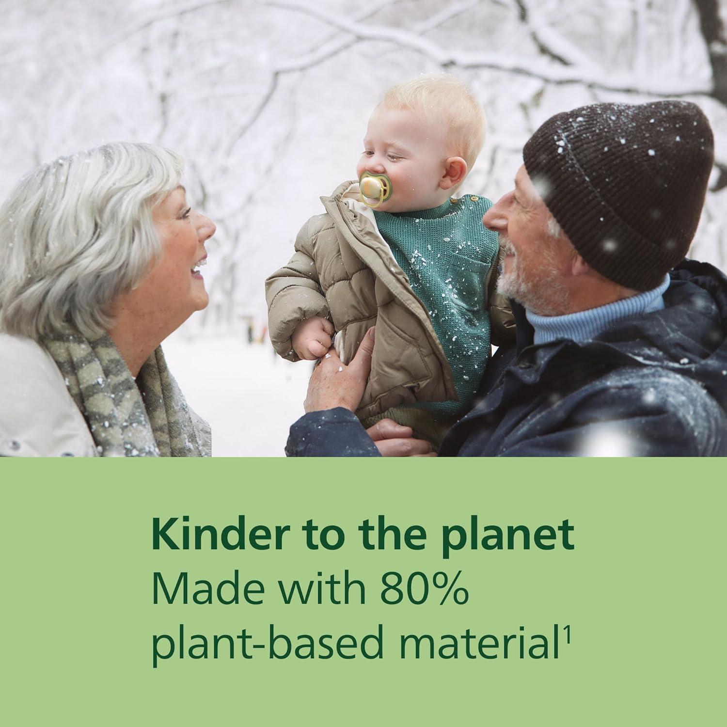 imagePhilips Avent Ultra Air Pacifier  4 x Light Breathable Baby Pacifiers for Babies Aged 18 Months Plus BPA Free with Sterilizer Carry Case Model SCF34925Pale Yellow