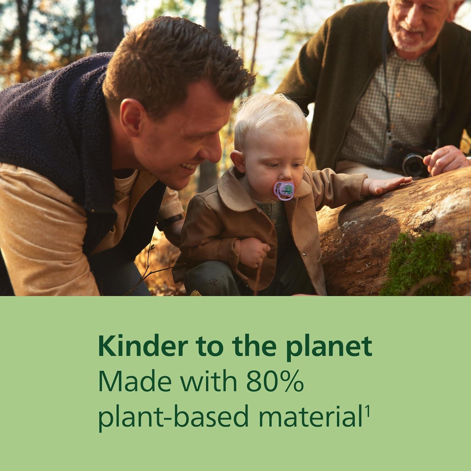 imagePhilips Avent Ultra Air Pacifier  4 x Light Breathable Baby Pacifiers for Babies Aged 18 Months Plus BPA Free with Sterilizer Carry Case Model SCF34925red