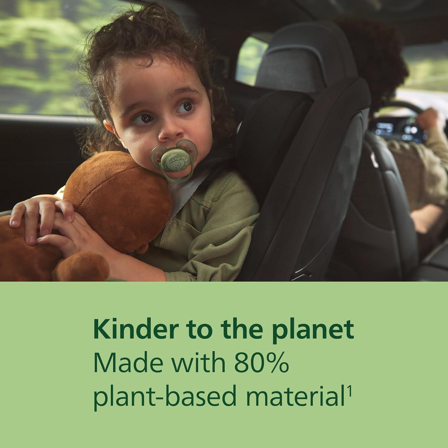 imagePhilips Avent Ultra Soft Pacifiers  Orthodontic Design for Babies 18 Months Flexible Shield ExtraFirm Silicone Symmetrical Nipple BPAFree with 2 Sterilizing Cases 4 Pack SCF09307