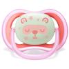 imagePhilips AVENT Ultra Air Nighttime 618 Months Pacifier Pink Pack of 4 SCF37644