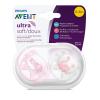 imagePhilips AVENT Ultra Soft Pacifier 06 Months Dreams and Happy Designs 4 Pack WhiteGreen SCF22243DreamsSwans