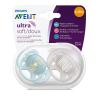 imagePhilips AVENT Ultra Soft Pacifier 06 Months Dreams and Happy Designs 4 Pack WhiteGreen SCF22243Little Star Hello