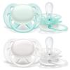 imagePhilips AVENT Ultra Soft Pacifier 06 Months Dreams and Happy Designs 4 Pack WhiteGreen SCF22243WhiteGreen