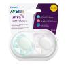 imagePhilips AVENT Ultra Soft Pacifier 06 Months Dreams and Happy Designs 4 Pack WhiteGreen SCF22243WhiteGreen