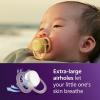 imagePhilips Avent Ultra Air Pacifier  4 x Light Breathable Baby Pacifiers for Babies Aged 06 Months BPA Free with Sterilizer Carry Case SCF08551Lilac