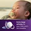 imagePhilips Avent Ultra Air Pacifier  4 x Light Breathable Baby Pacifiers for Babies Aged 06 Months BPA Free with Sterilizer Carry Case SCF08551beige