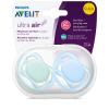 imagePhilips Avent Ultra Air Pacifier 06 months bluegreen 2 pack SCF24420