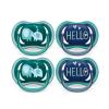 imagePhilips Avent Ultra Air Pacifier  4 x Light Breathable Baby Pacifiers for Babies Aged 18 Months Plus BPA Free with Sterilizer Carry Case Model SCF34925Opal Elephant  Blue Hello