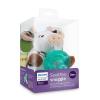 imagePhilips Avent Soothie Snuggle Pacifier Holder with Detachable Pacifier 0m Cow SCF34705