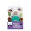 imagePhilips Avent Soothie Snuggle Pacifier Holder with Detachable Pacifier 0m Cow SCF34705