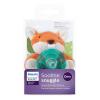 imagePhilips Avent Soothie Snuggle Pacifier Holder with Detachable Pacifier 0m Fox SCF34708