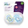 imagePhilips Avent Ultra Air Pacifier 18 Months Pink and Green 4 Pack SCF34945Blue