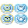 imagePhilips Avent Ultra Air Pacifier 18 Months Pink and Green 4 Pack SCF34945Blue