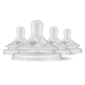 imagePhilips Avent Natural Response Nipple Slow Flow Flow 2 4Pack SCY96204Flow 5