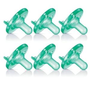 imagePhilips Avent Soothie Pacifier 03 Months Green  6 Pack
