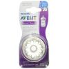 imagePhilips AVENT Natural Baby Bottle Medium Flow Nipple 3M One Size 2 Count