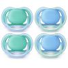 imagePhilips AVENT Ultra Air Pacifier 06 Months PinkPeach 4 Pack SCF24540BlueGreen
