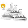 imagePhilips Avent Natural Baby Bottle Fast Flow Nipple 6M Flow 4 SCF65443 Pack of 4
