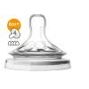 imagePhilips Avent Natural Baby Bottle Fast Flow Nipple 6M Flow 4 SCF65443 Pack of 4