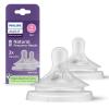 imageAvent Philips Silicone Vented Medium Flow Natural Response Nipple 2 pack Flow 4