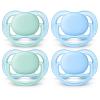 imagePhilips AVENT Ultra Air Pacifier 06 Months PinkPeach 4 Pack SCF24540BlueGreen