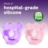 imagePhilips AVENT Soothie Shapes Pacifier PinkPurple 318 Months 2 Pack SCF19405PinkPurple