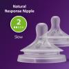 imagePhilips Avent Natural Baby Bottle Nipple Newborn 0M 2pk SCF65123