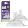 imagePhilips Avent Natural Baby Bottle Nipple Newborn 0M 2pk SCF65123