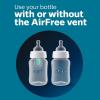 imagePhilips Avent AntiColic Baby Bottles 11oz with Flow 3 Nipples 3m 2pk Clear SCY10602Clear