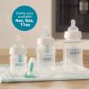 imagePhilips Avent AntiColic Baby Bottles 11oz with Flow 3 Nipples 3m 2pk Clear SCY10602Clear