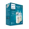imagePhilips Avent AntiColic Baby Bottles 11oz with Flow 3 Nipples 3m 2pk Clear SCY10602Clear