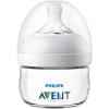imagePhilips Avent Natural Baby Bottles with First Flow Nipple 2OZ60ML 2 Pack SCF01925Clear