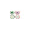 imagePhilips Avent Ultra Air Day amp Night Pacifiers  Orthodontic Design for Babies 618 Months GlowintheDark Version Soft Silicone Symmetrical Nipple BPAfree 2 Sterilizing Cases 4 Pack SCF08732